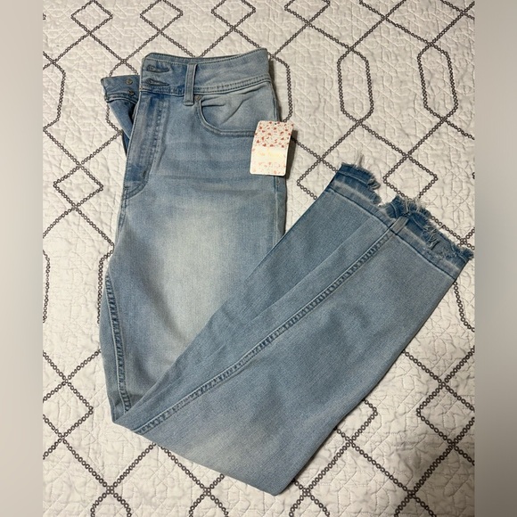 NWT Free People high rise skinny jeans- size 30-raw hem - Picture 5 of 7